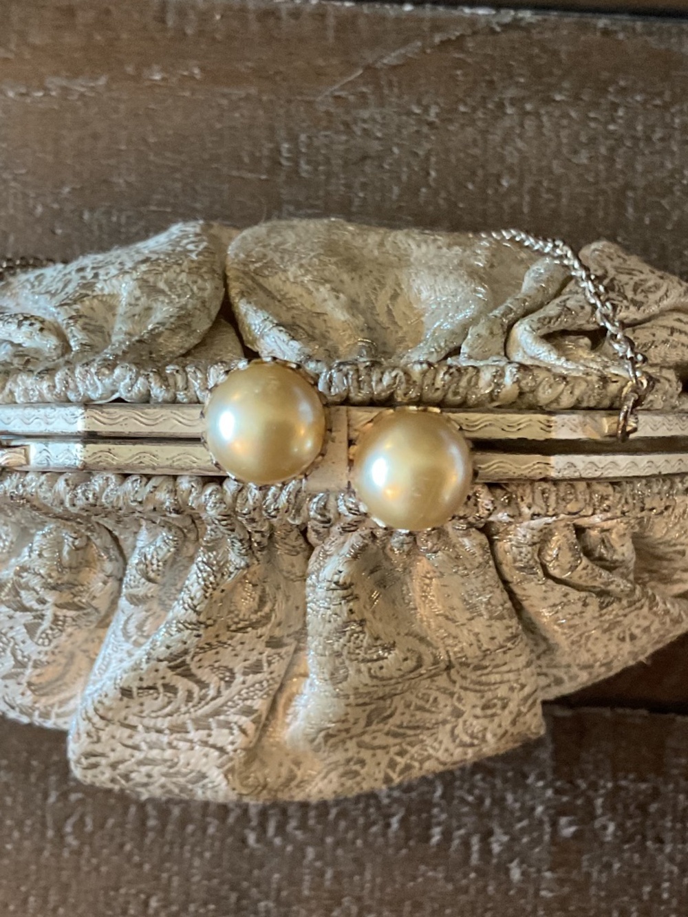 ⭐️ Birks Vintage 1950’s Silver Metallic Evening Bag - Picture 5 of 7